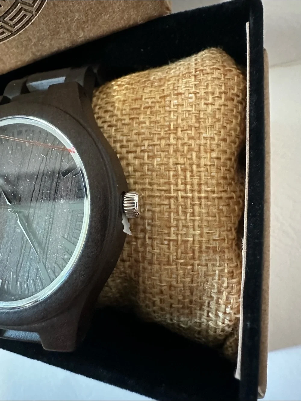 AVANTWOOD Minimalist Black Sandalwood  Men's Watch